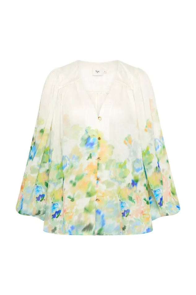 Aje Matching Sets Dreamscape Blouse Floral Haze 8211 Women Aje Matching Sets Dreamscape Blouse Floral Haze 8211 Women