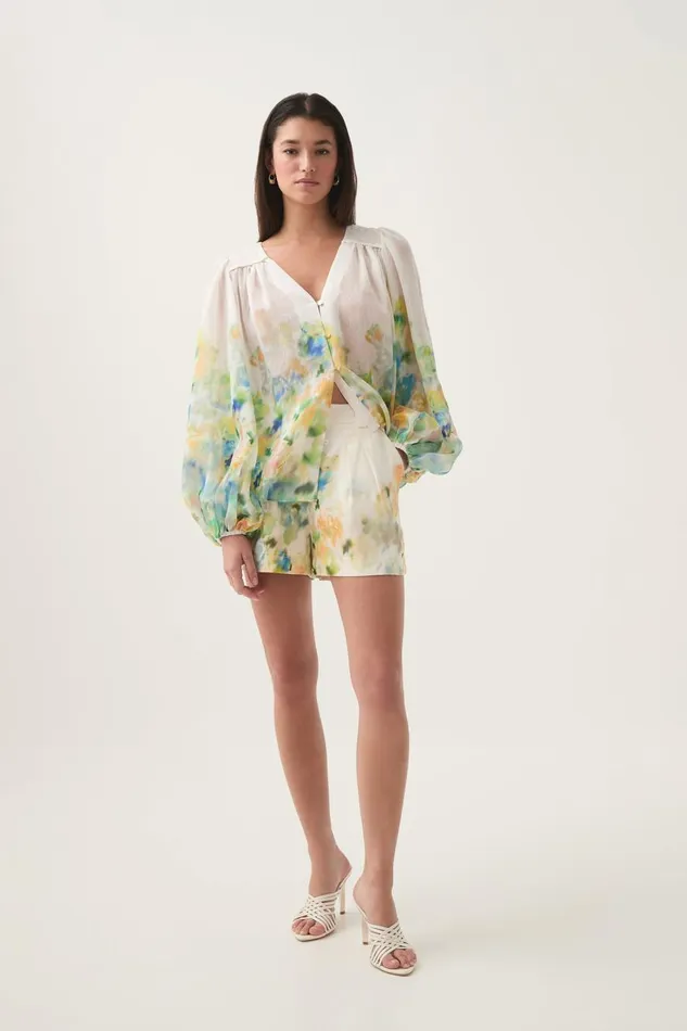 Aje Matching Sets Dreamscape Blouse Floral Haze 8211 Women Aje Matching Sets Dreamscape Blouse Floral Haze 8211 Women