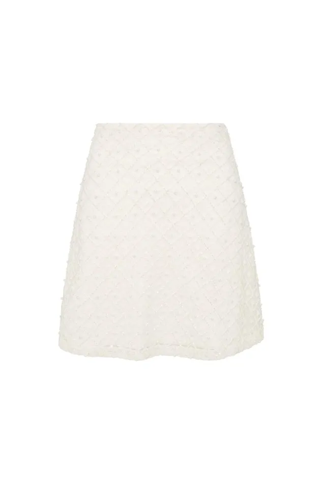 Aje Matching Sets Freya Diamond Pearl Mini Skirt Ivory 8211 Women