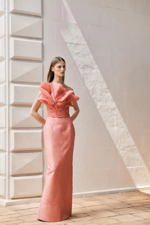 Aje Matching Sets Mary Column Maxi Skirt Guava Pink 8211 Women