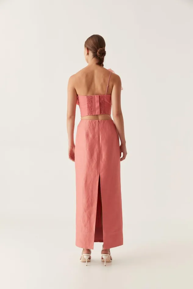 Aje Matching Sets Mary Column Maxi Skirt Guava Pink 8211 Women