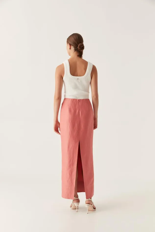 Aje Matching Sets Mary Column Maxi Skirt Guava Pink 8211 Women