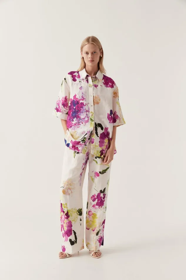 Aje Matching Sets Portray Relaxed Pant Wild Hydrangea 8211 Women