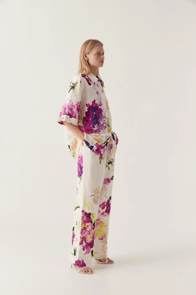 Aje Matching Sets Portray Relaxed Pant Wild Hydrangea 8211 Women