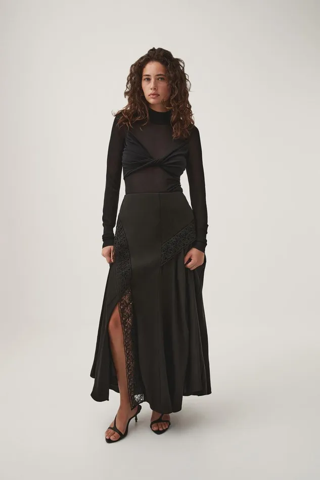 Aje Matching Sets Spirit Maxi Skirt Black 8211 Women