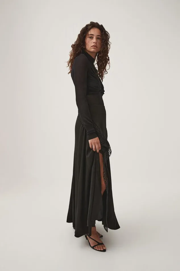 Aje Matching Sets Spirit Maxi Skirt Black 8211 Women