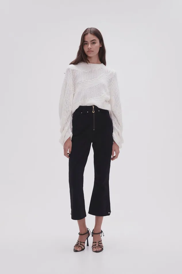 Aje Matching Sets Willa Bootleg Jeans Black 8211 Women