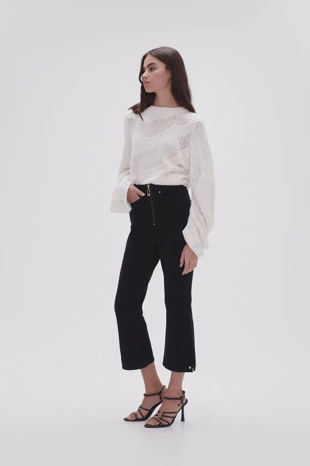 Aje Matching Sets Willa Bootleg Jeans Black 8211 Women