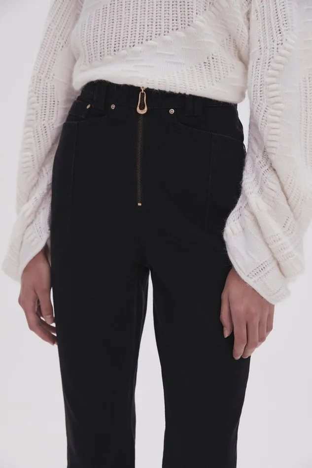 Aje Matching Sets Willa Bootleg Jeans Black 8211 Women