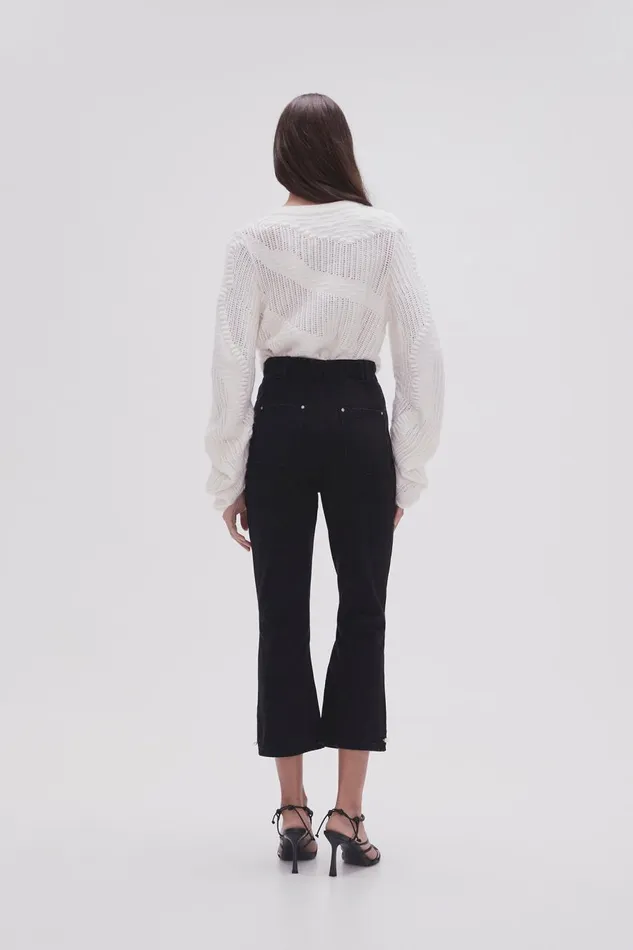 Aje Matching Sets Willa Bootleg Jeans Black 8211 Women