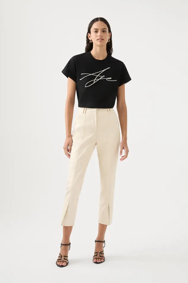Aje Pants Elaine Pant Sandstone Beige 8211 Women