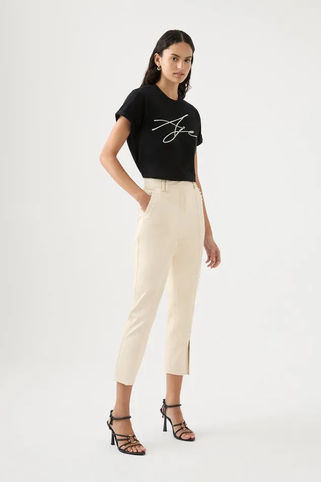 Aje Pants Elaine Pant Sandstone Beige 8211 Women
