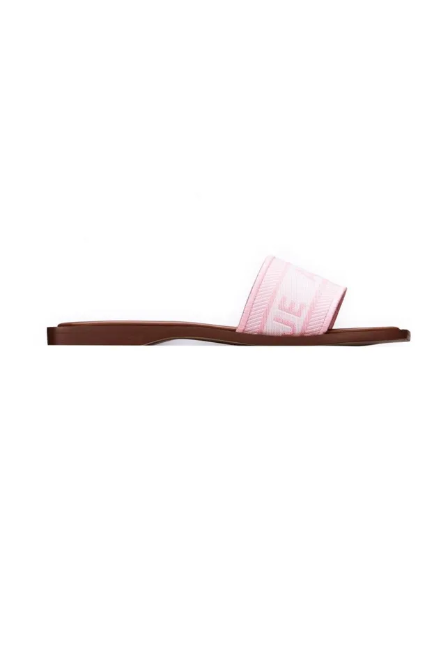 Aje Shoes Joie Woven Logo Slide Sunrise Pinktan 8211 Women