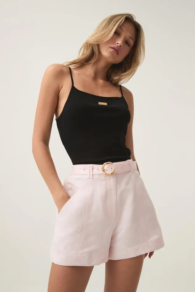 Aje Shorts Samira Short Pastel Pink 8211 Women