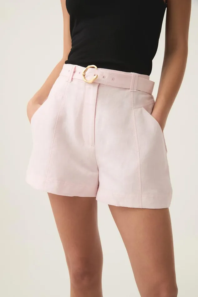 Aje Shorts Samira Short Pastel Pink 8211 Women