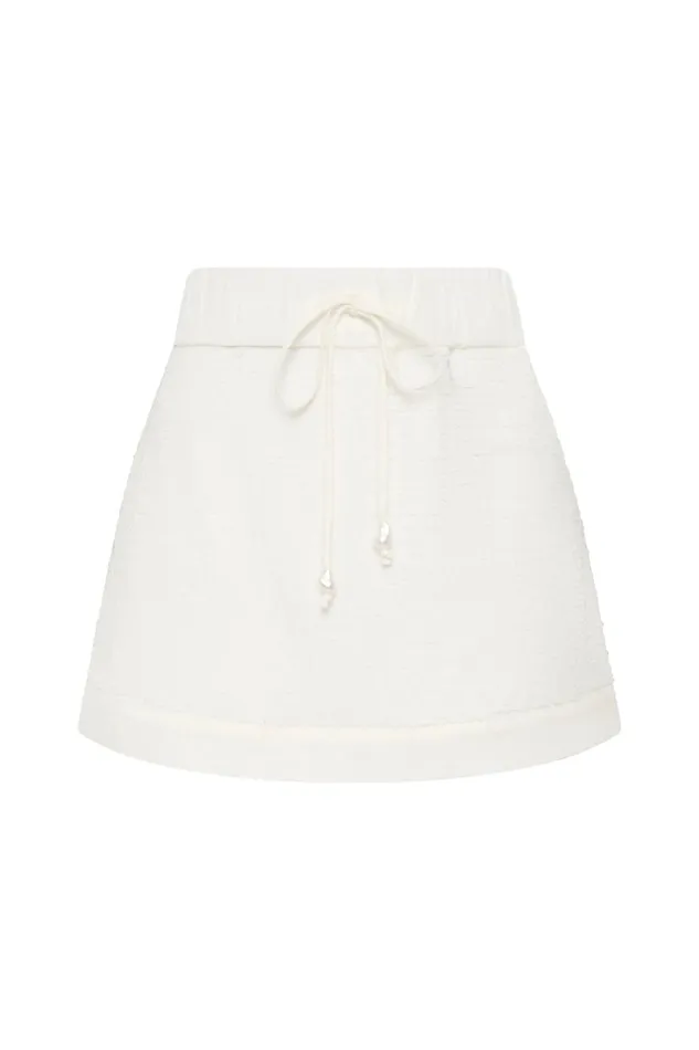 Aje Skirts Nebula Mini Skirt White Sequin 8211 Women