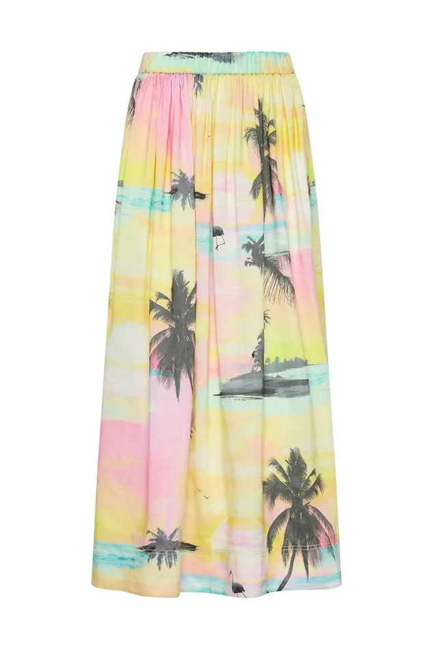 Aje Skirts Nicolette Maxi Skirt Sunset Sky 8211 Women