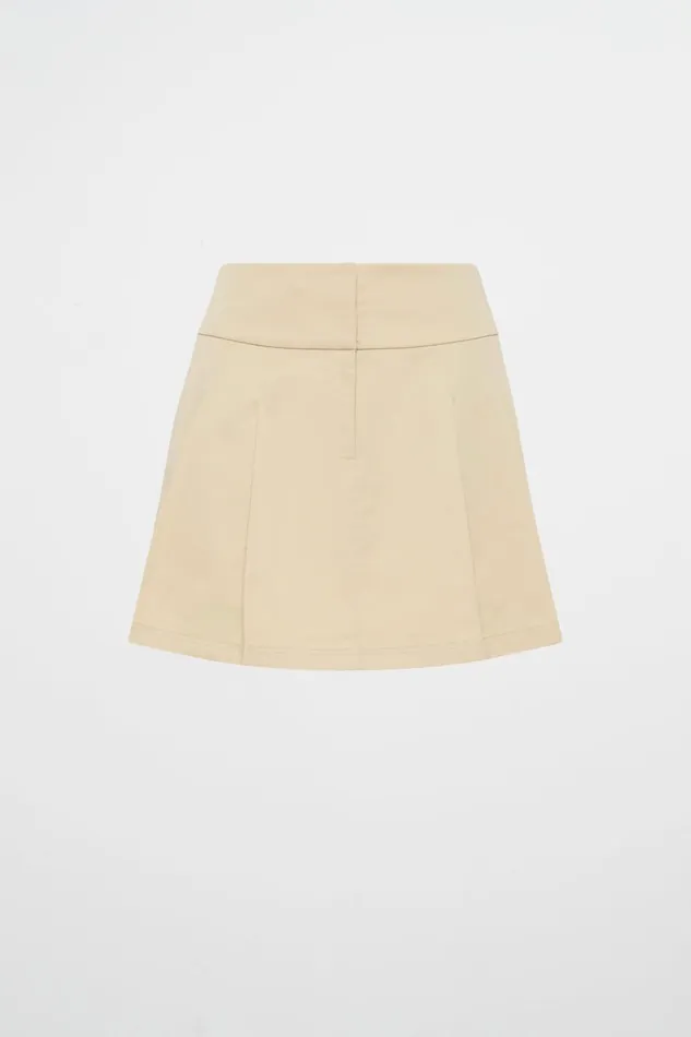 Aje Skirts Pleated Mini Skirt 648 On Taupe 8211 Women Aje Skirts Pleated Mini Skirt 648 On Taupe 8211 Women