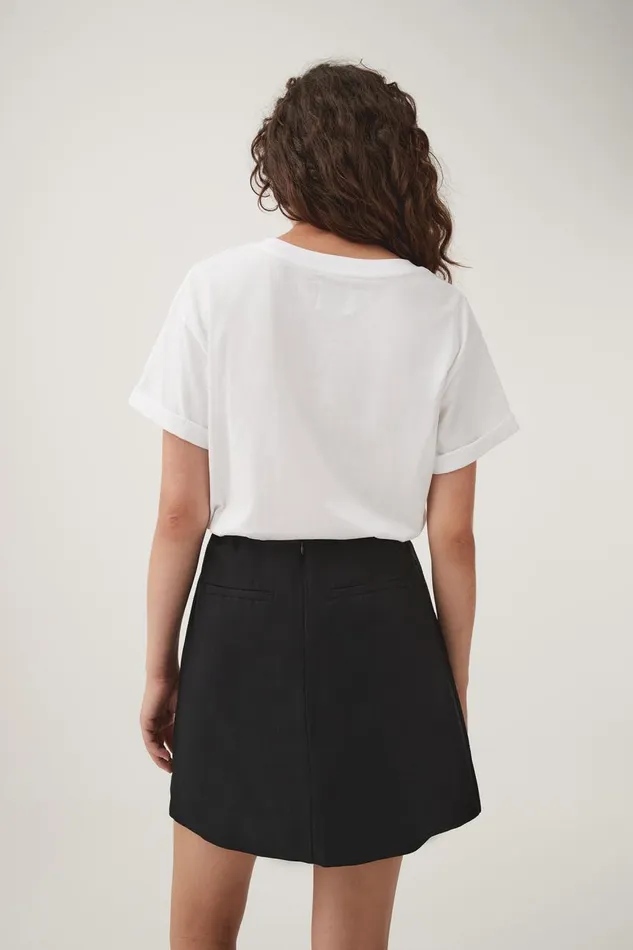 Aje Tees Alice Embroidered Logo Tee Whiteblack Logo 8211 Women Aje Tees Alice Embroidered Logo Tee Whiteblack Logo 8211 Women