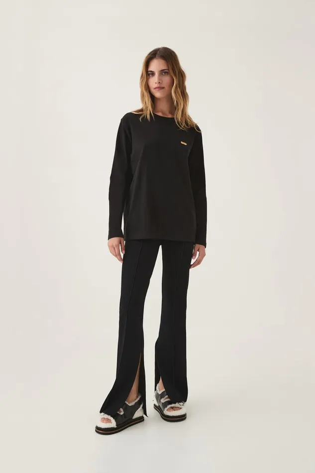 Aje Tees Rayne Long Sleeve Tee Black 8211 Women