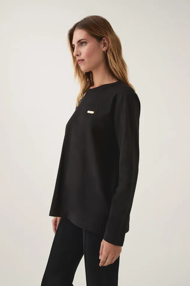 Aje Tees Rayne Long Sleeve Tee Black 8211 Women