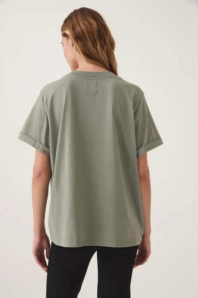 Aje Tees Stone Tee Oakmoss 8211 Women