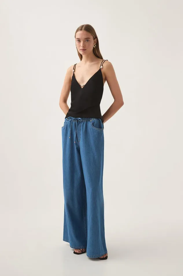 Aje Tops Agate Crossback Top Black 8211 Women
