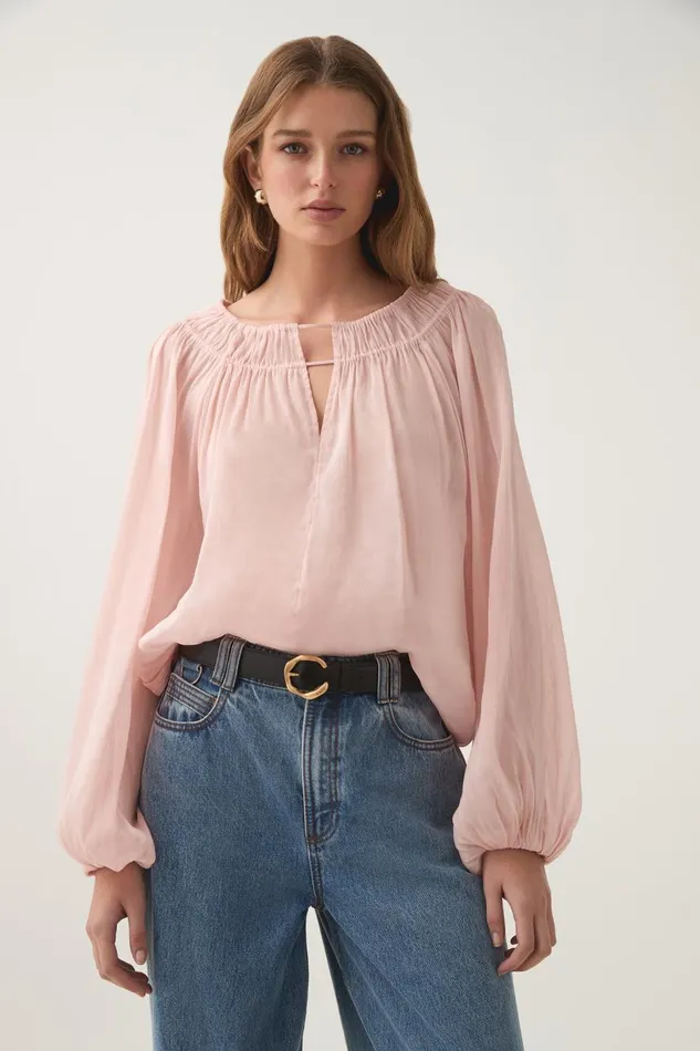Aje Tops Cyma Blouse Rosewater 8211 Women