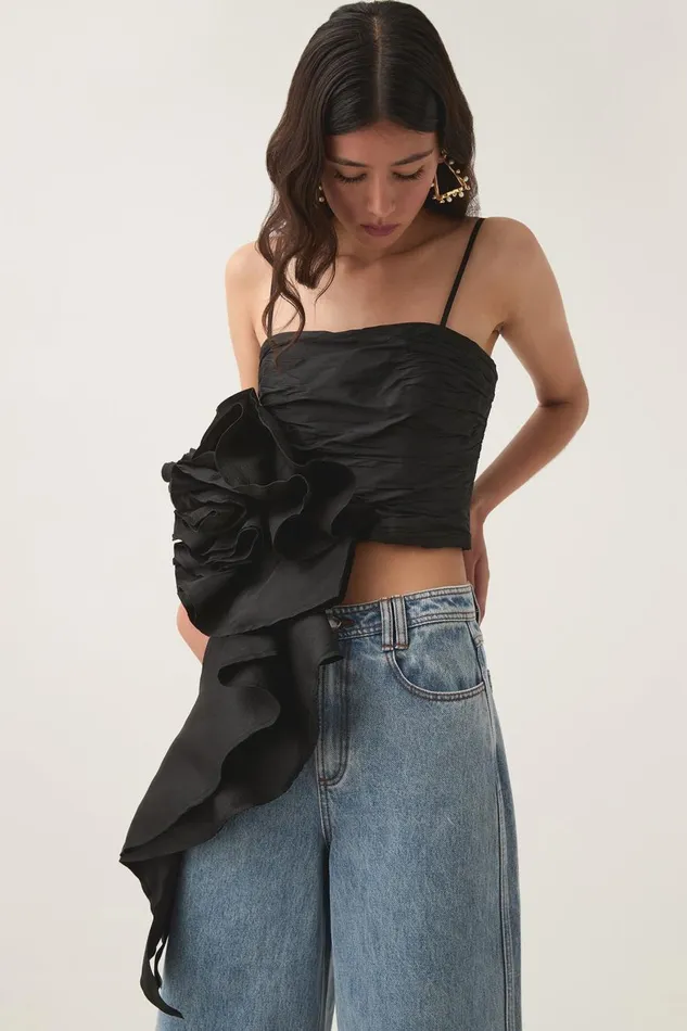 Aje Tops Potion Spiral Top Black 8211 Women Aje Tops Potion Spiral Top Black 8211 Women