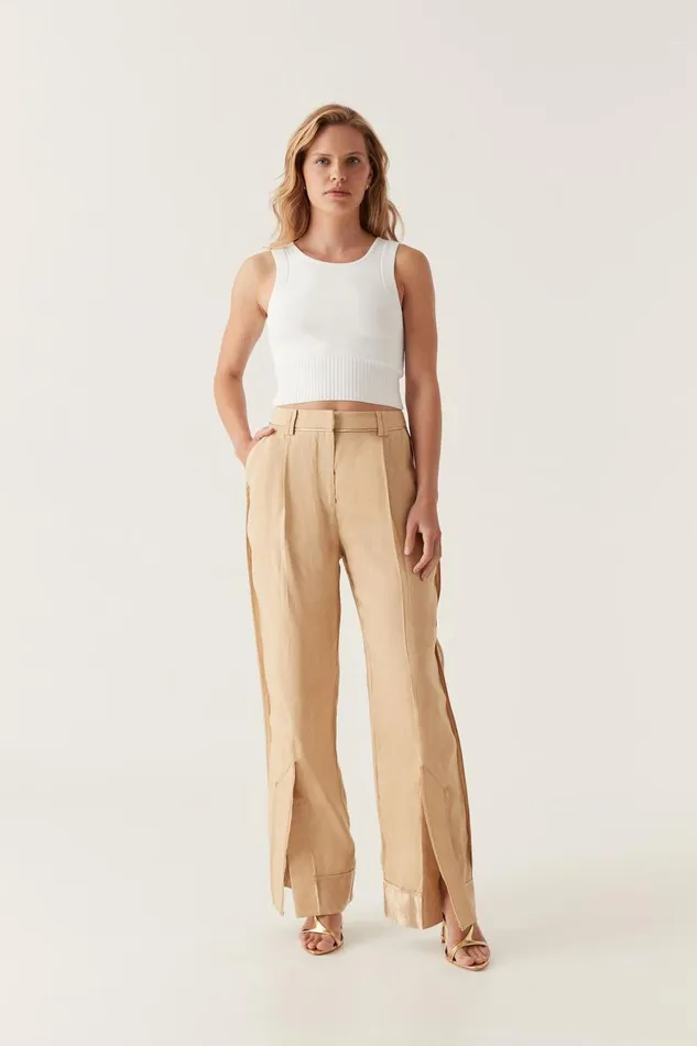 Aje Tops Saoirse Scoop Back Neck Top Ivory 8211 Women Aje Tops Saoirse Scoop Back Neck Top Ivory 8211 Women