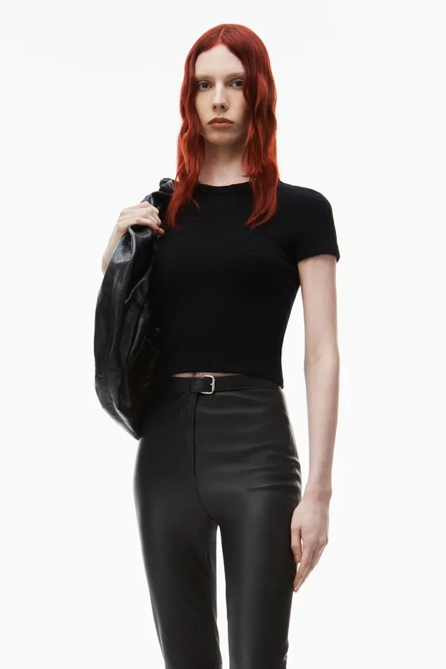 Alexander Wang Bags Women Crescent Large Shoulder Bag In Crackle Patent Leather