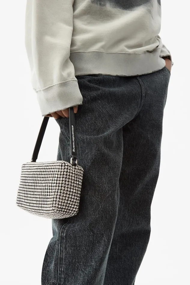 Alexander Wang Bags Women Heiress Pouch In Crystal Mesh