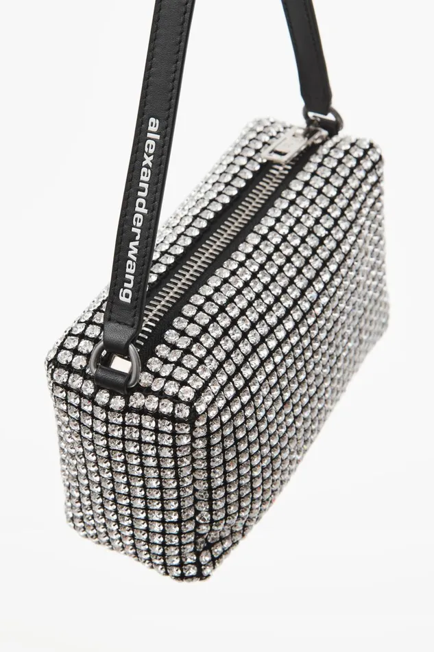 Alexander Wang Bags Women Heiress Pouch In Crystal Mesh
