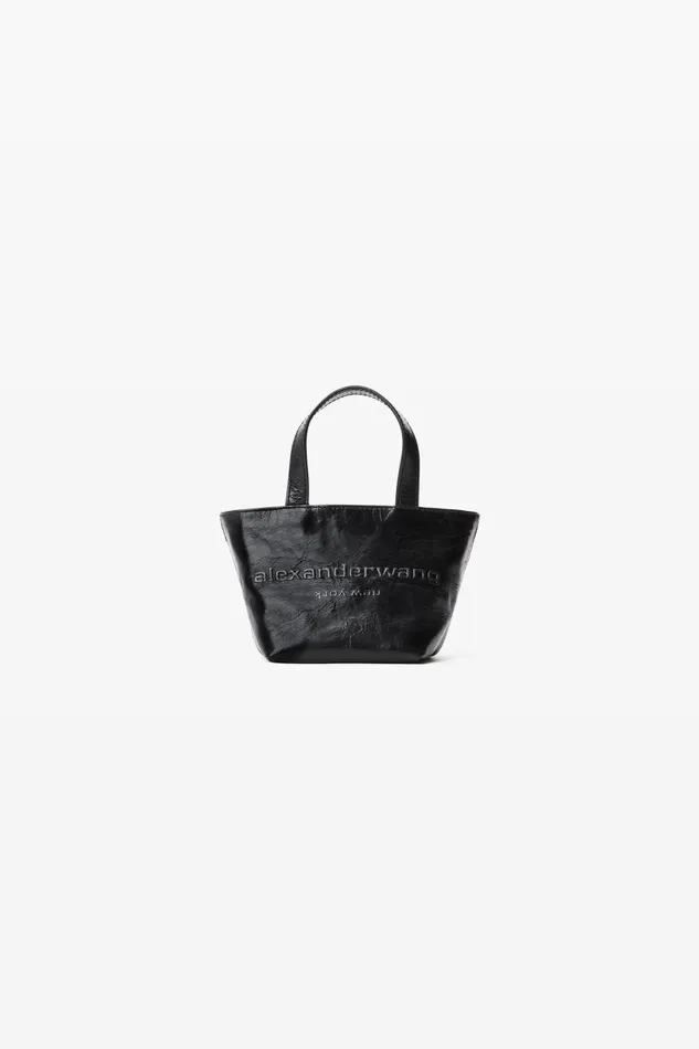 Alexander Wang Bags Women Punch Mini Tote Bag In Crackle Patent Leather