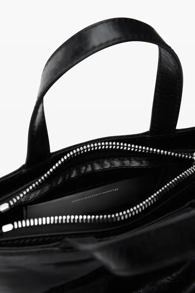 Alexander Wang Bags Women Punch Mini Tote Bag In Crackle Patent Leather