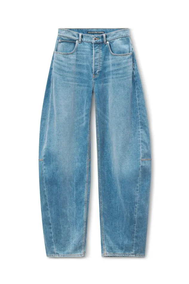 Alexander Wang Bottoms Men HighWaist Ballon Jeans In Brushed Denim