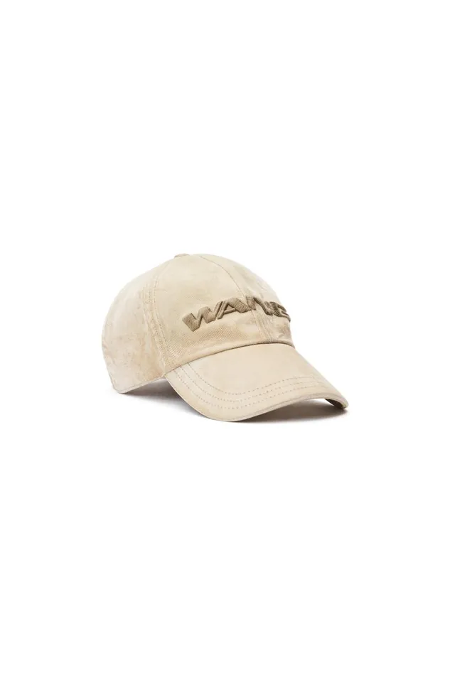 Alexander Wang Denim Women 3d LogoEmbroidered Flocked Denim Cap