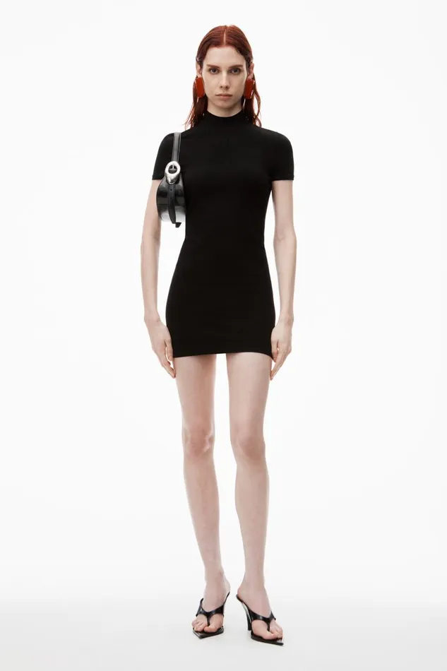 Alexander Wang Dresses Women LogoEmbossed Mini Dress