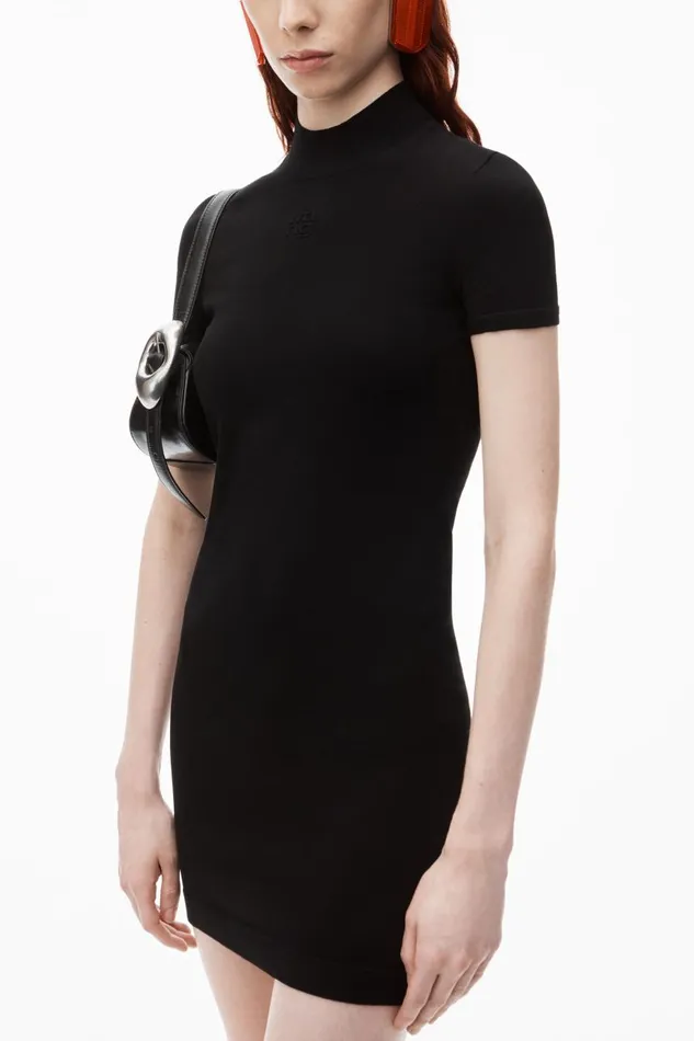 Alexander Wang Dresses Women LogoEmbossed Mini Dress