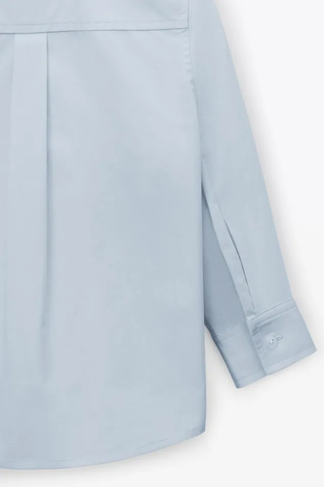 Alexander Wang Kids Button Down Shirt In Compact Cotton