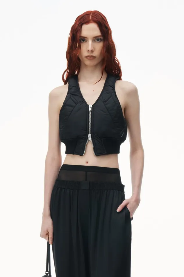 Alexander Wang Pants Women Layered Boxer Pant In Silk Charmeuse