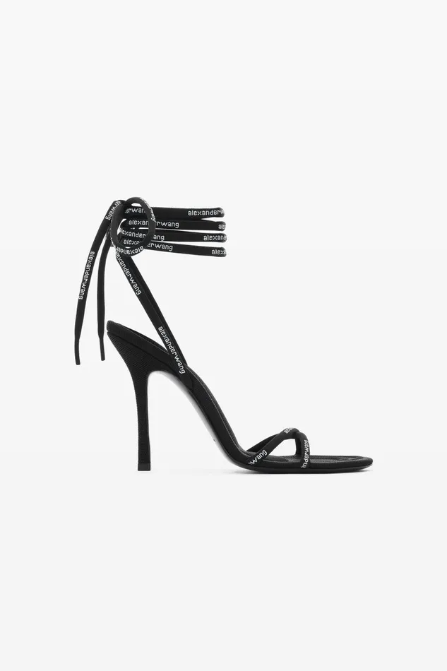 Alexander Wang Shoes Women Helix 105 Strappy High Heel Sandal