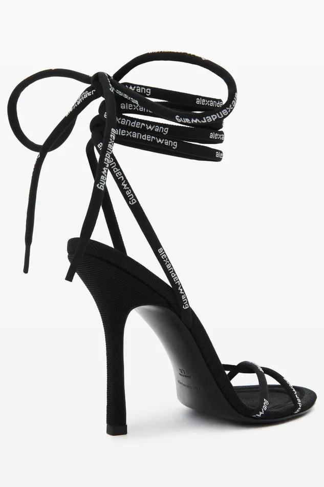 Alexander Wang Shoes Women Helix 105 Strappy High Heel Sandal