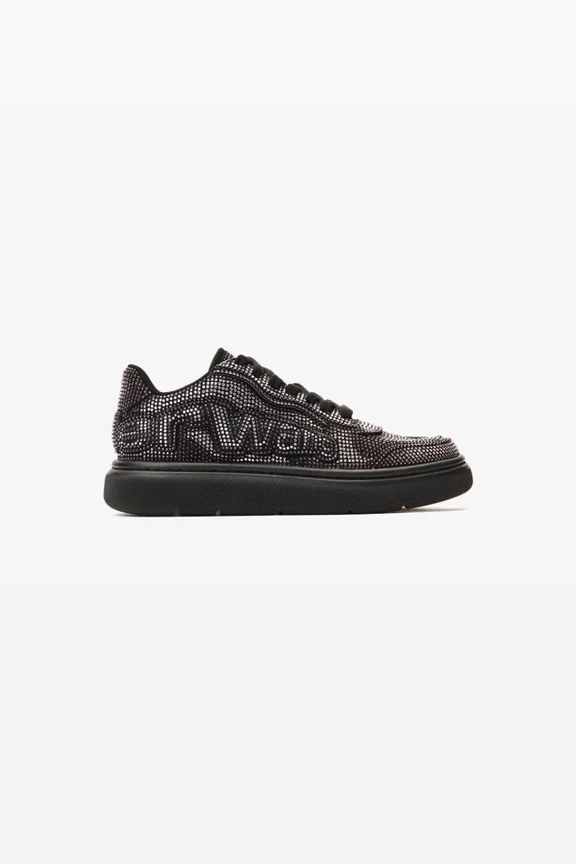 Alexander Wang Shoes WomenMen Puff Crystal Hotfix Sueded Sneaker