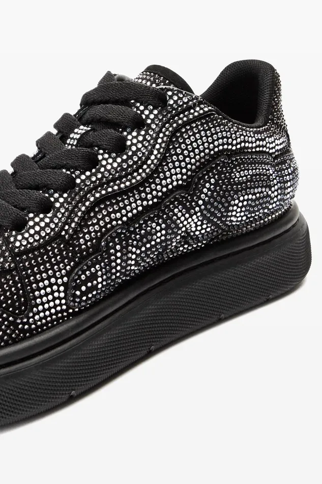 Alexander Wang Shoes WomenMen Puff Crystal Hotfix Sueded Sneaker