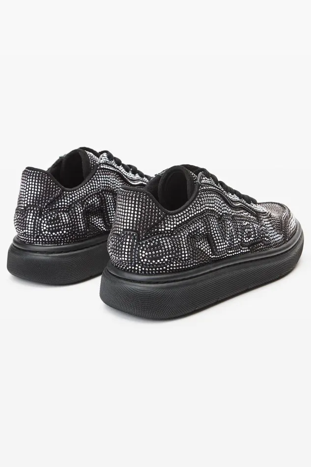 Alexander Wang Shoes WomenMen Puff Crystal Hotfix Sueded Sneaker