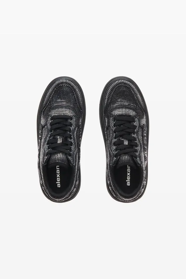 Alexander Wang Shoes WomenMen Puff Crystal Hotfix Sueded Sneaker