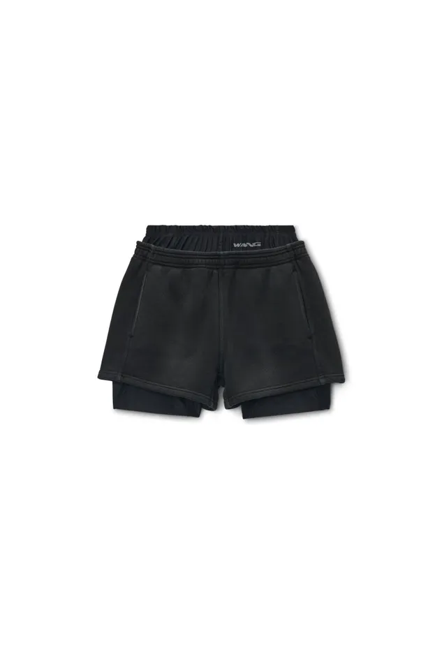 Alexander Wang Shorts Women PreStyled Short With Boxer Brief