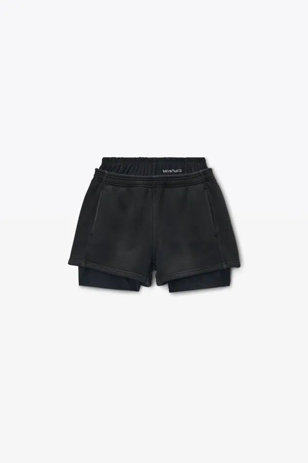 Alexander Wang Shorts Women PreStyled Short With Boxer Brief