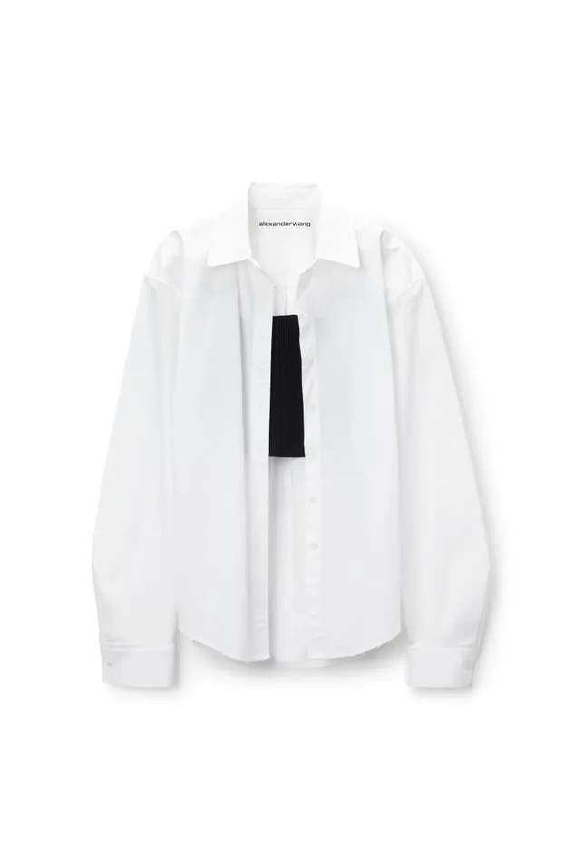 Alexander Wang Tops and Shirts Women PreStyled Cami and Button Up Twinset